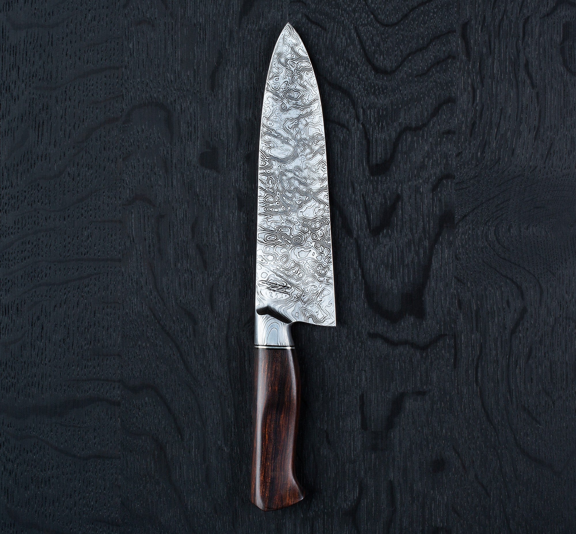 Ironwood Damascus Chef 185mm
