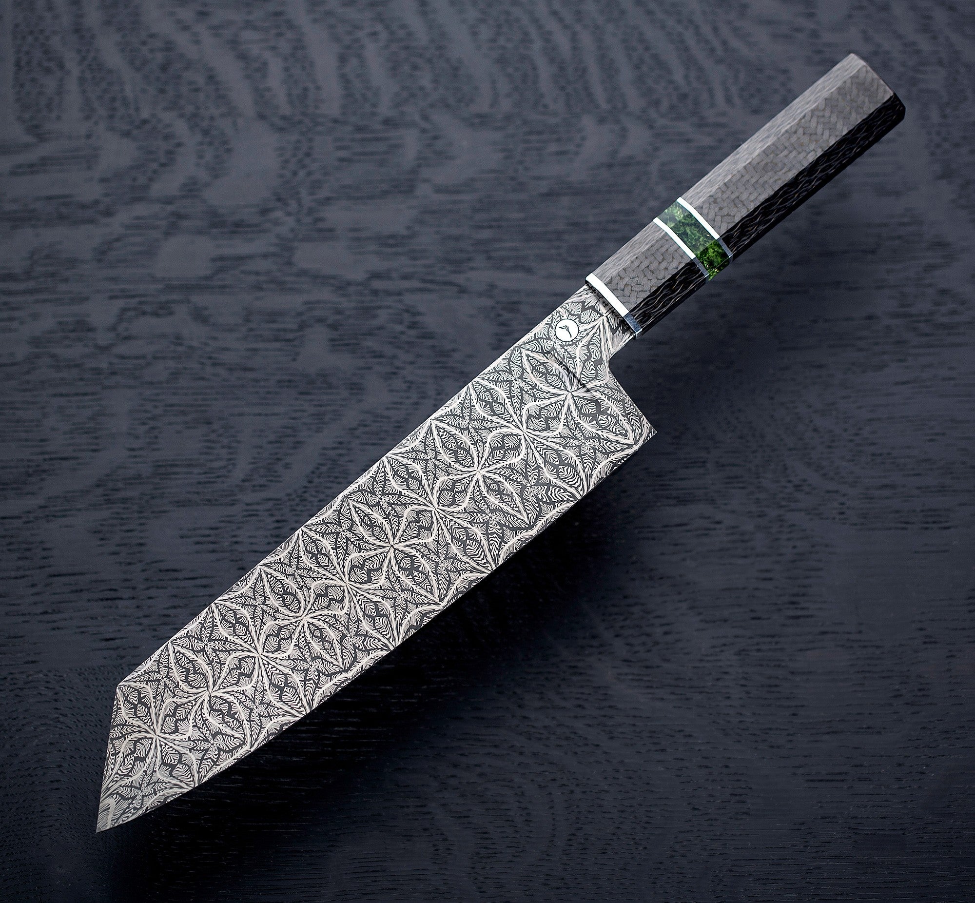 Carbon Fiber Mosaic Chef 227mm