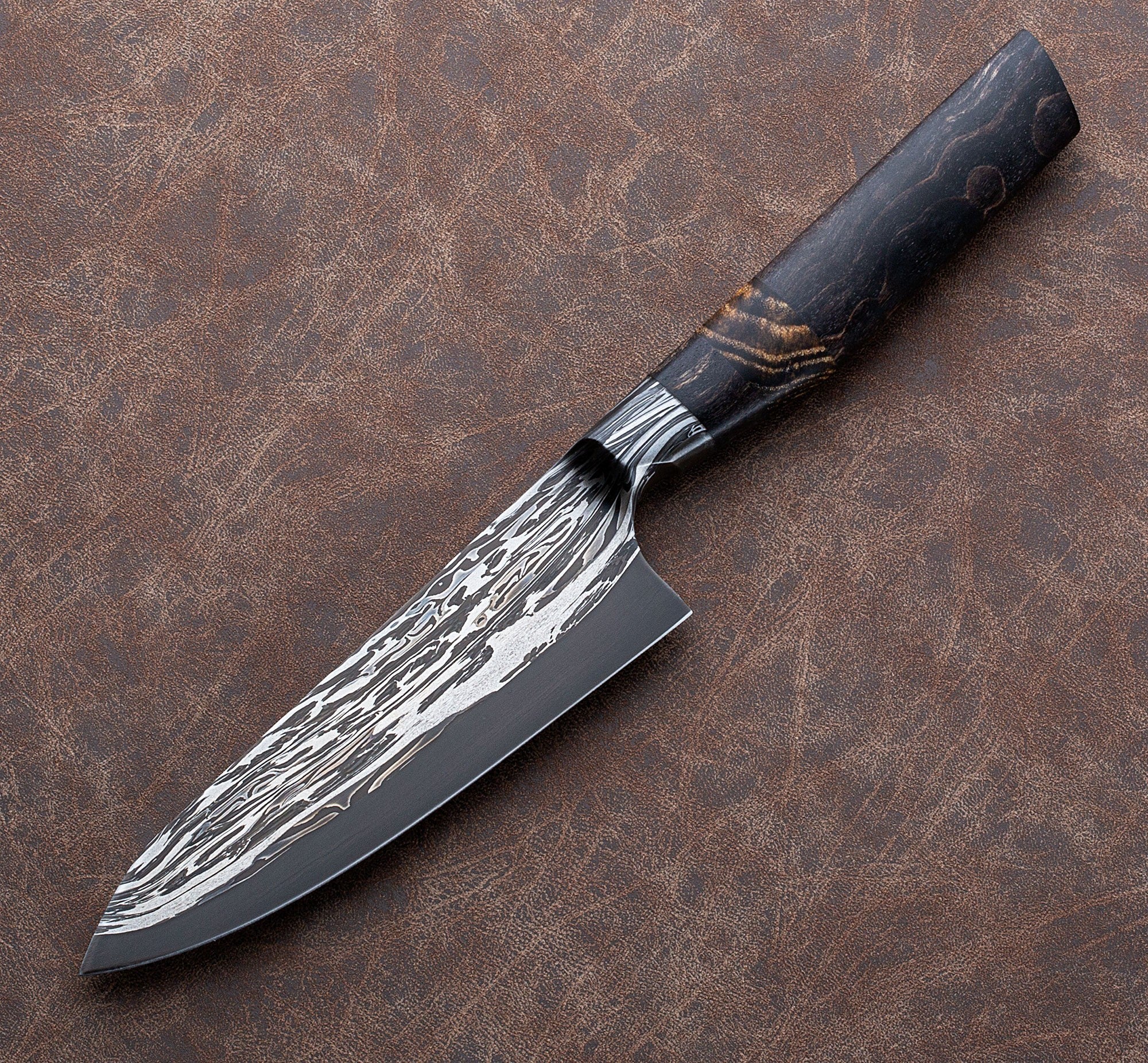 Quilted Cable Damascus Petty 130mm