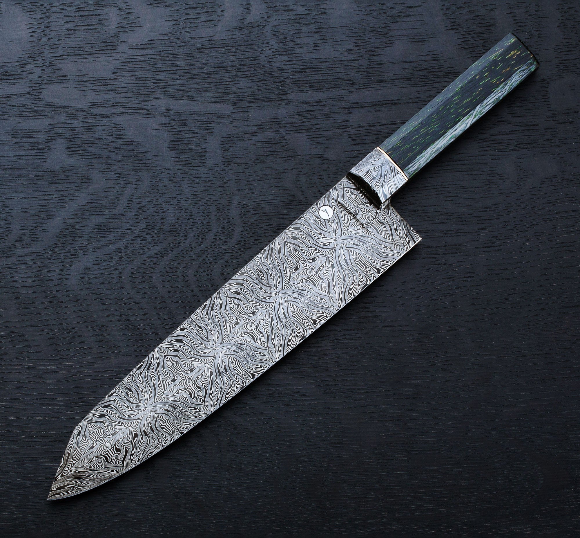Black Palm Mosaic Chef 247mm