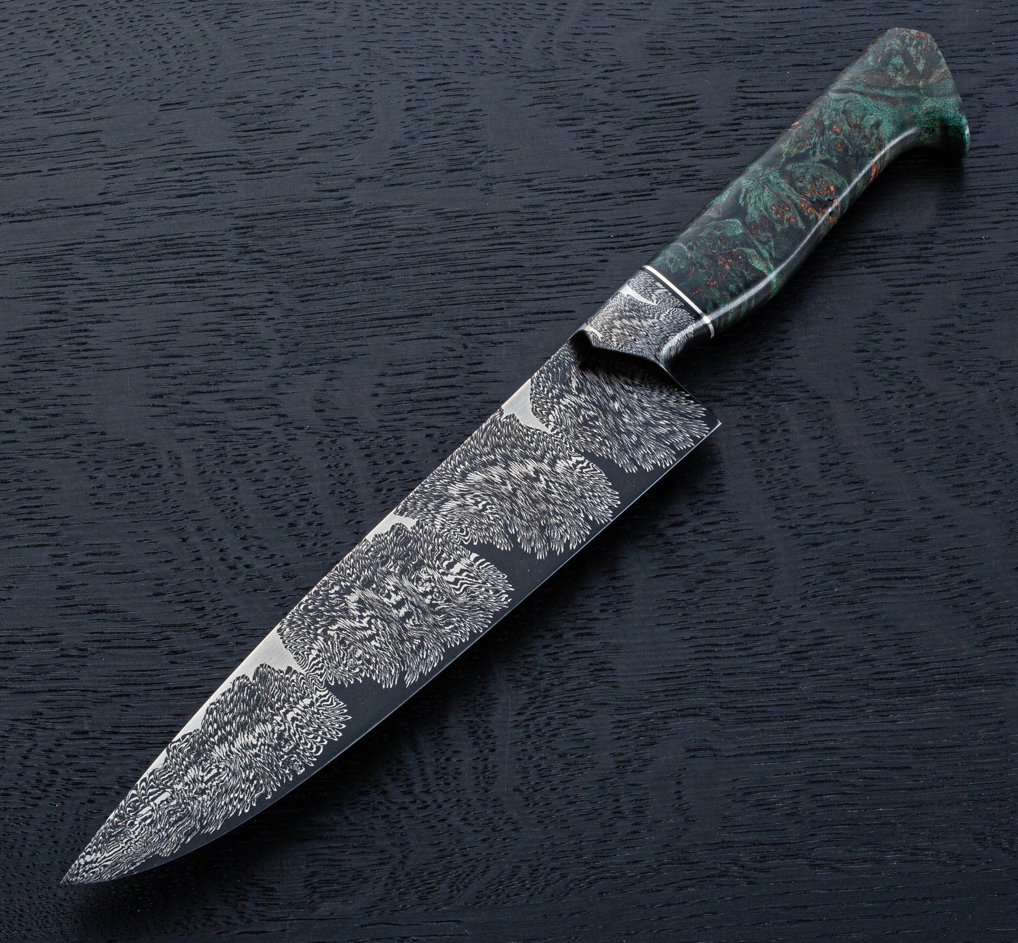 Green Maple Mosaic Chef 205mm