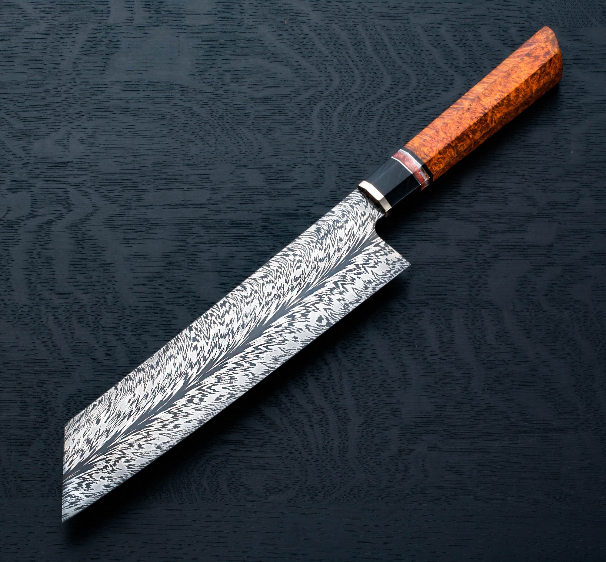 Amboyna Feather Gyuto 270mm