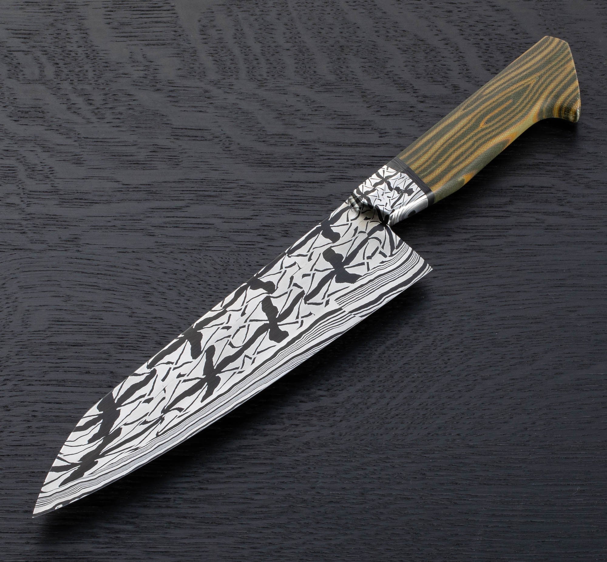 Barbed Mosaic Chef 227mm