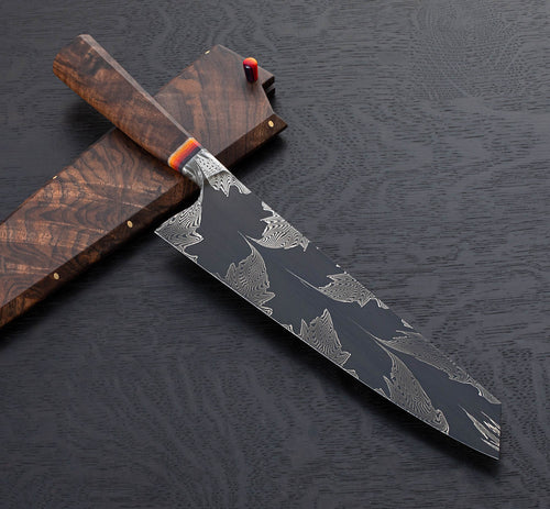 Maple Leaf Damascus Chef 268mm