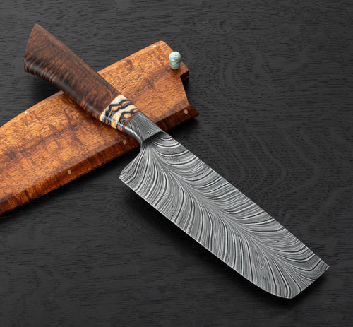 Koa Feather Nakiri 180mm