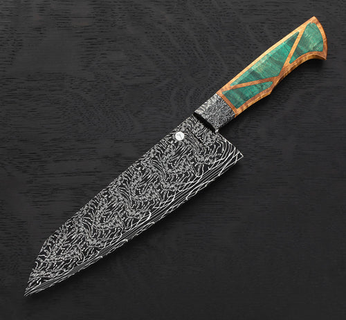 Berserk Damascus Chef 215mm