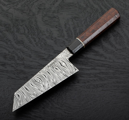 Moraine Damascus Bunka 150mm