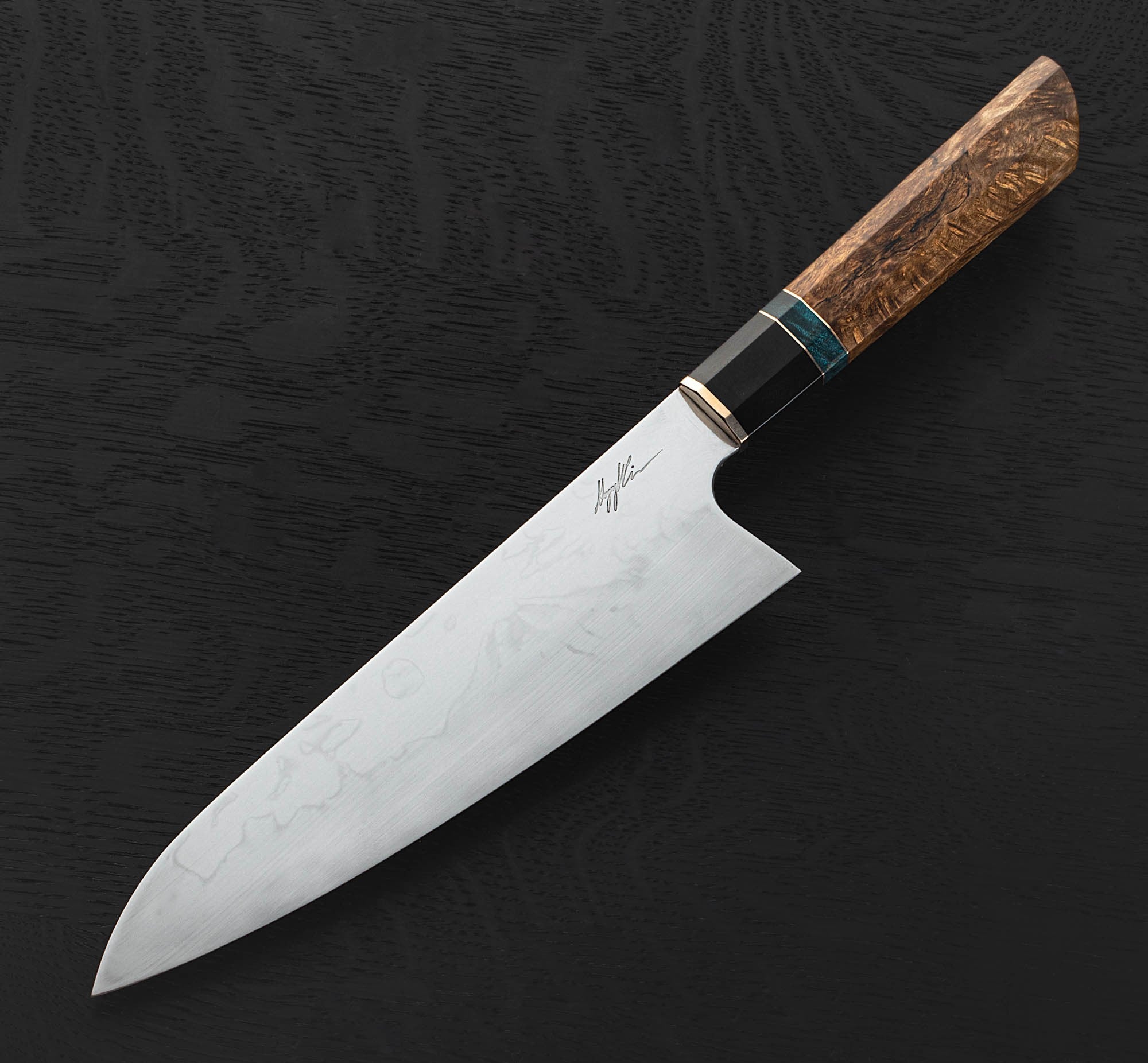 Mt Fuji Honyaki Chef 217mm
