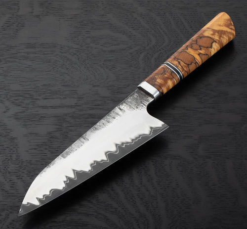 Spalted Beech Santoku 178mm