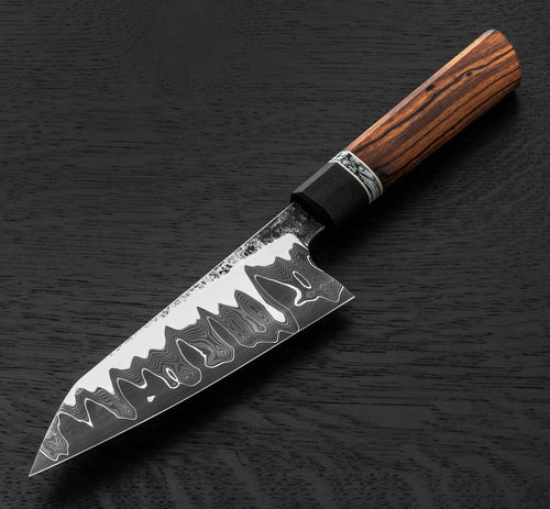 "San Mai Mascus" Santoku 166mm