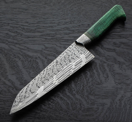 Floral Weave Mosaic Chef 205mm