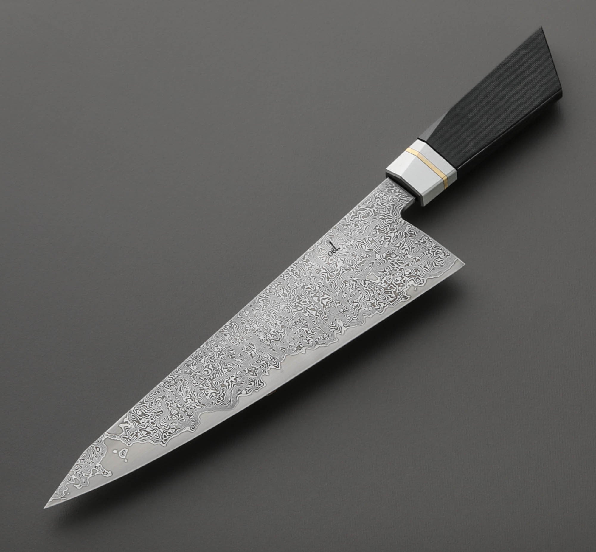 Aluminum Damascus Gyuto 230mm