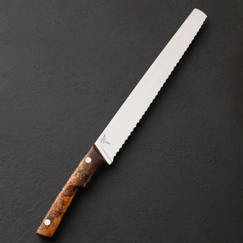 Maple Burl Bread Knife 248mm