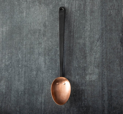 Copper & Steel Serving Spoon