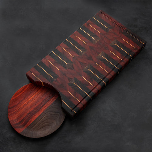 Ember Butcher Block & Plate