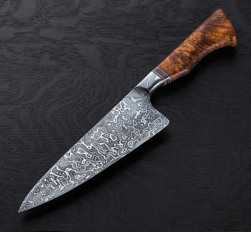 Fordite Integral Damascus Chef 190mm