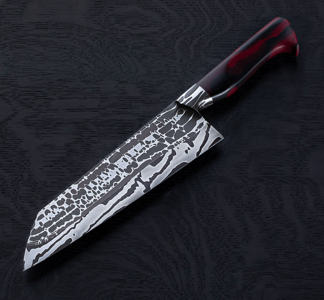 Maroon Ball Bearing Chef 205mm