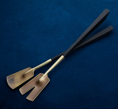 Pressed Brass Serving Set