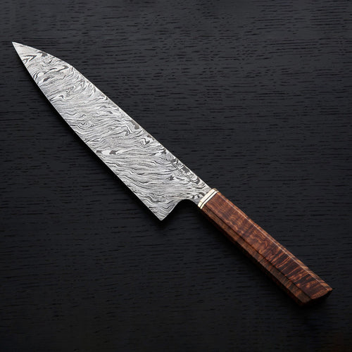 Ringed Gidgee Damascus Gyuto 235mm