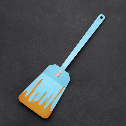 Mustard Drip Titanium Spatula