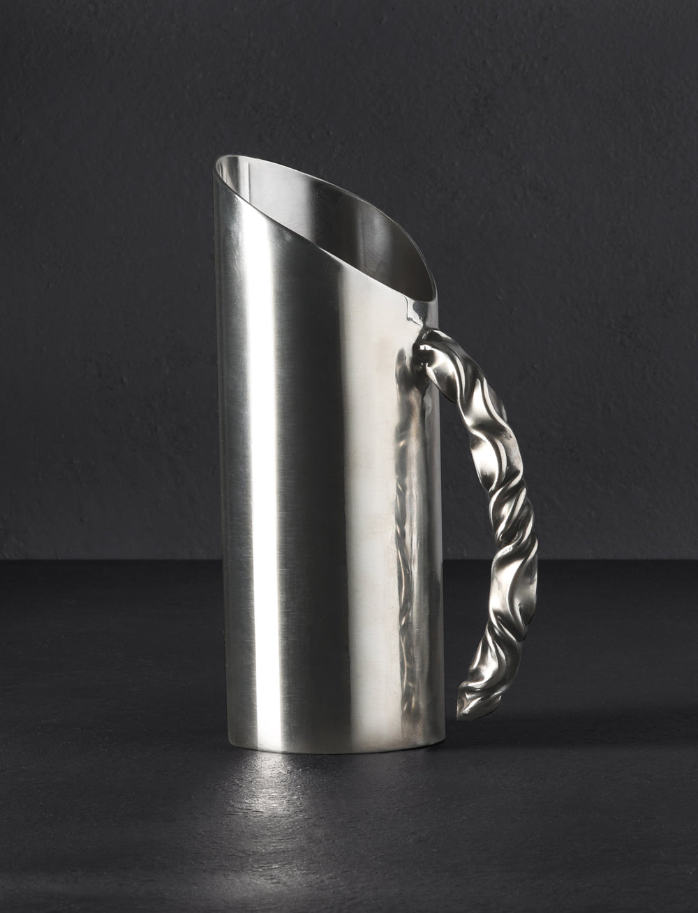 Stephen Fitz Gerald - California Barware Forged Ellipse Steel Pitcher