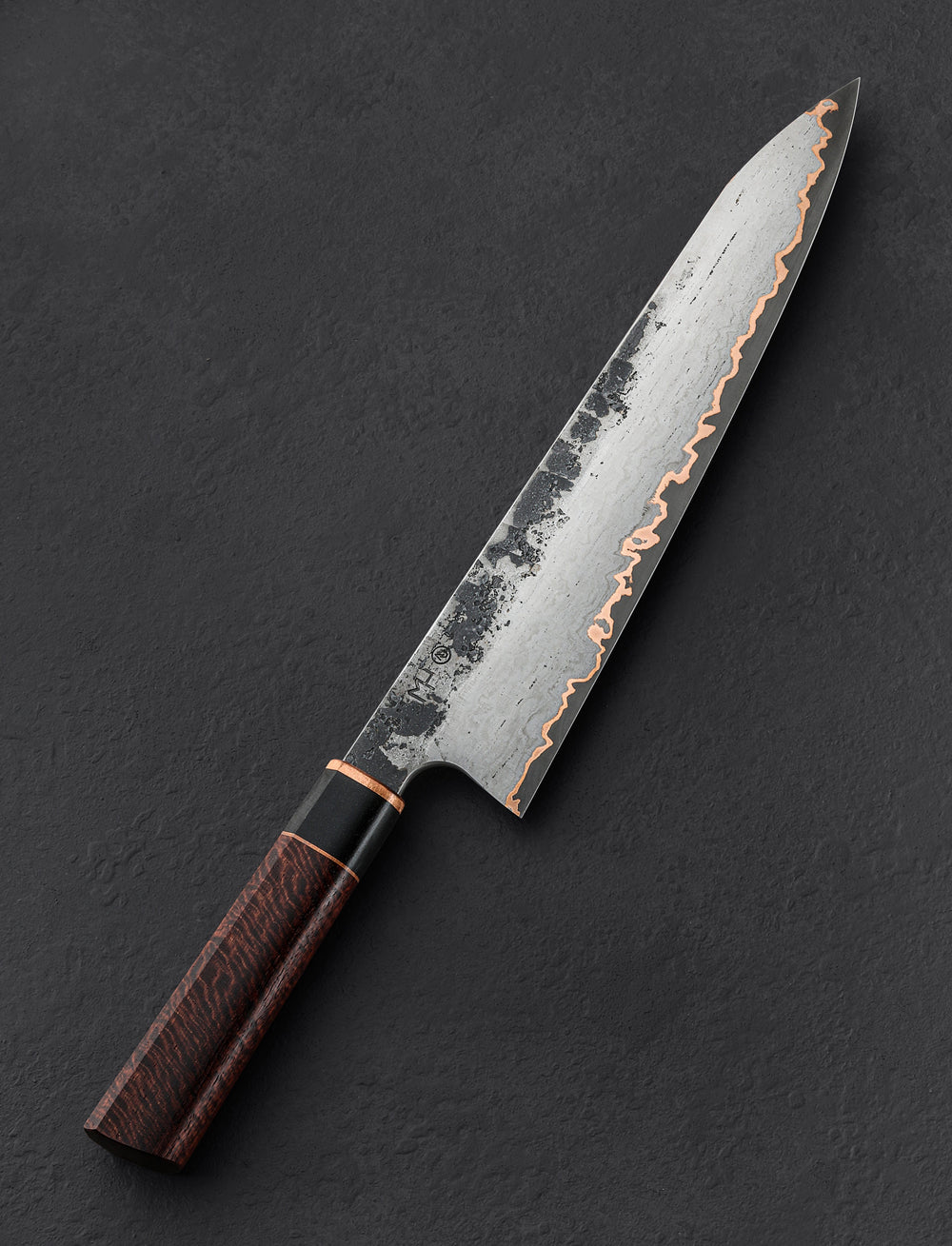 Martin Huber - Austria Chef & Gyuto Curly Narra Copper Chef 262mm