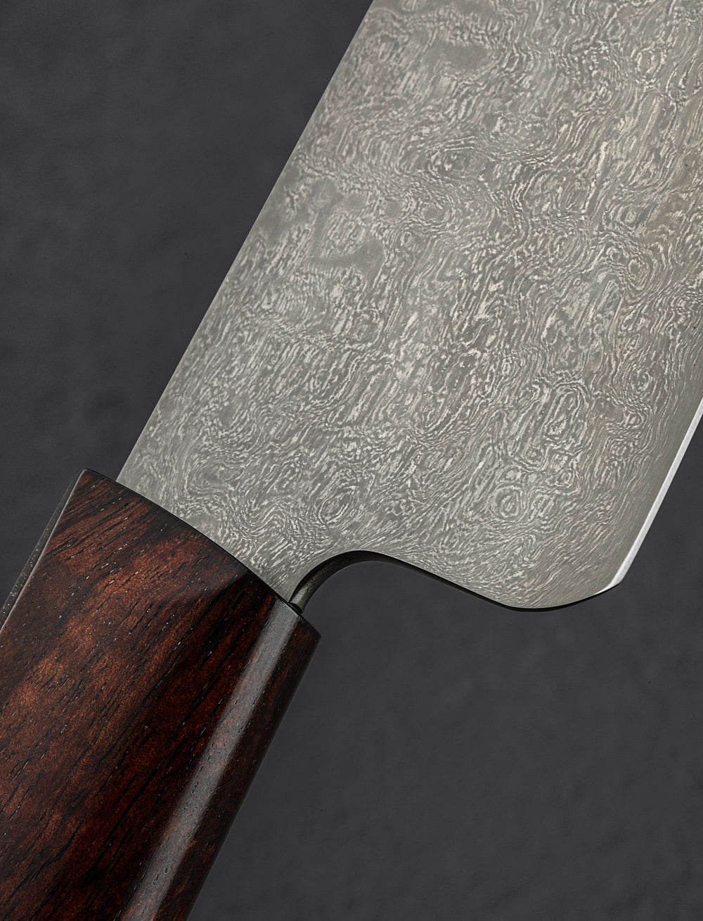 Peter Swarz-Burt - Hawaii Chef & Gyuto Koa Wootz Gyuto 205mm
