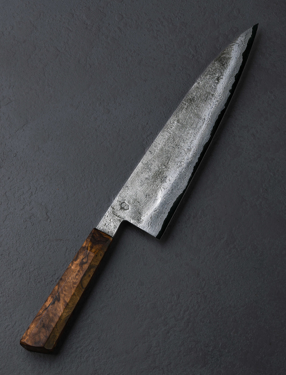 Timo Verschuren - Netherlands Chef & Gyuto Suminagashi Walnut Gyuto  XXXmm
