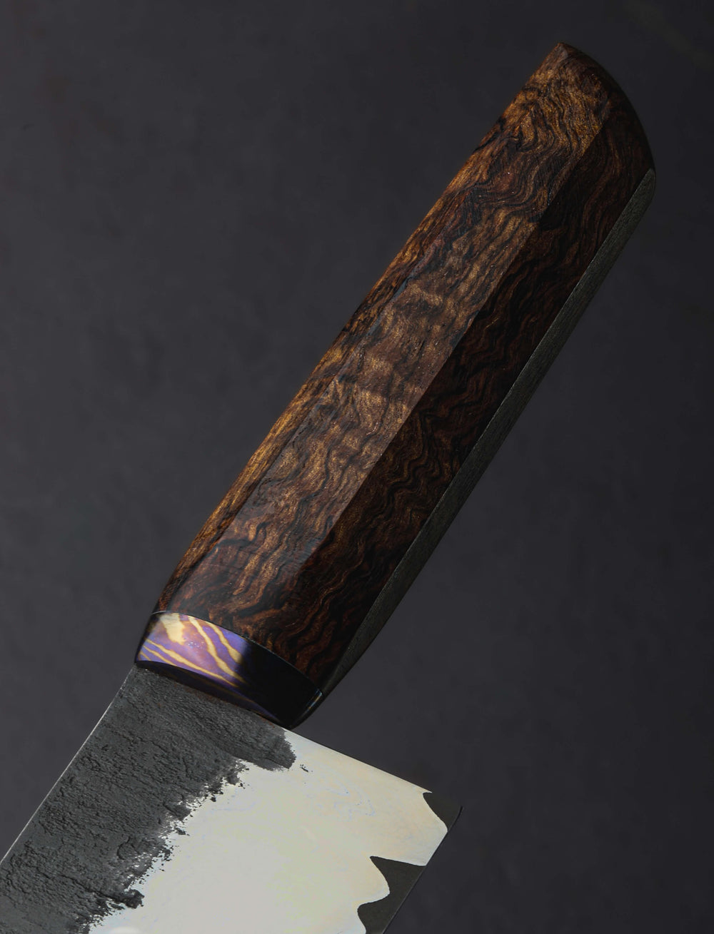 Joshua Prince - Rhode Island Nakiri & Vegetable Cleaver Mango Timascus Bunka 192mm