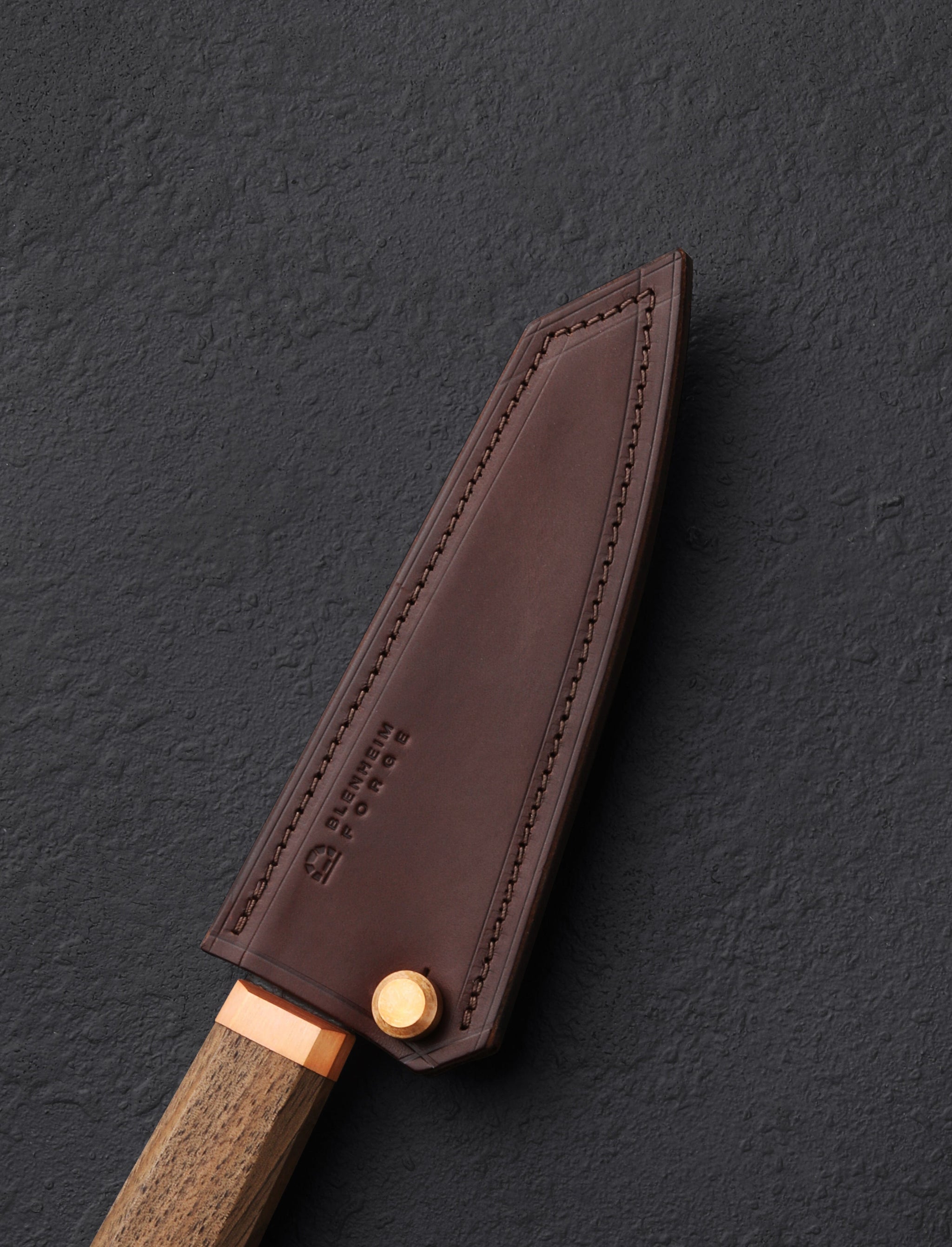Blenheim Forge - London Specialty Knives Petty Saya Blenheim Forge Leather Sayas