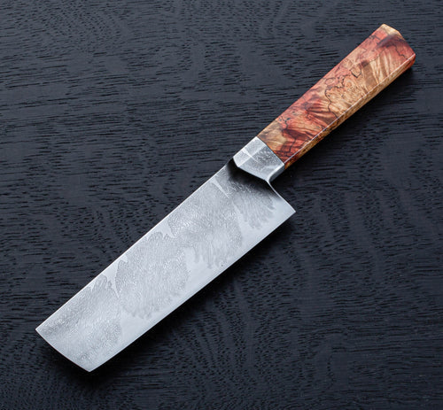 Box Elder Mosaic Nakiri 145mm
