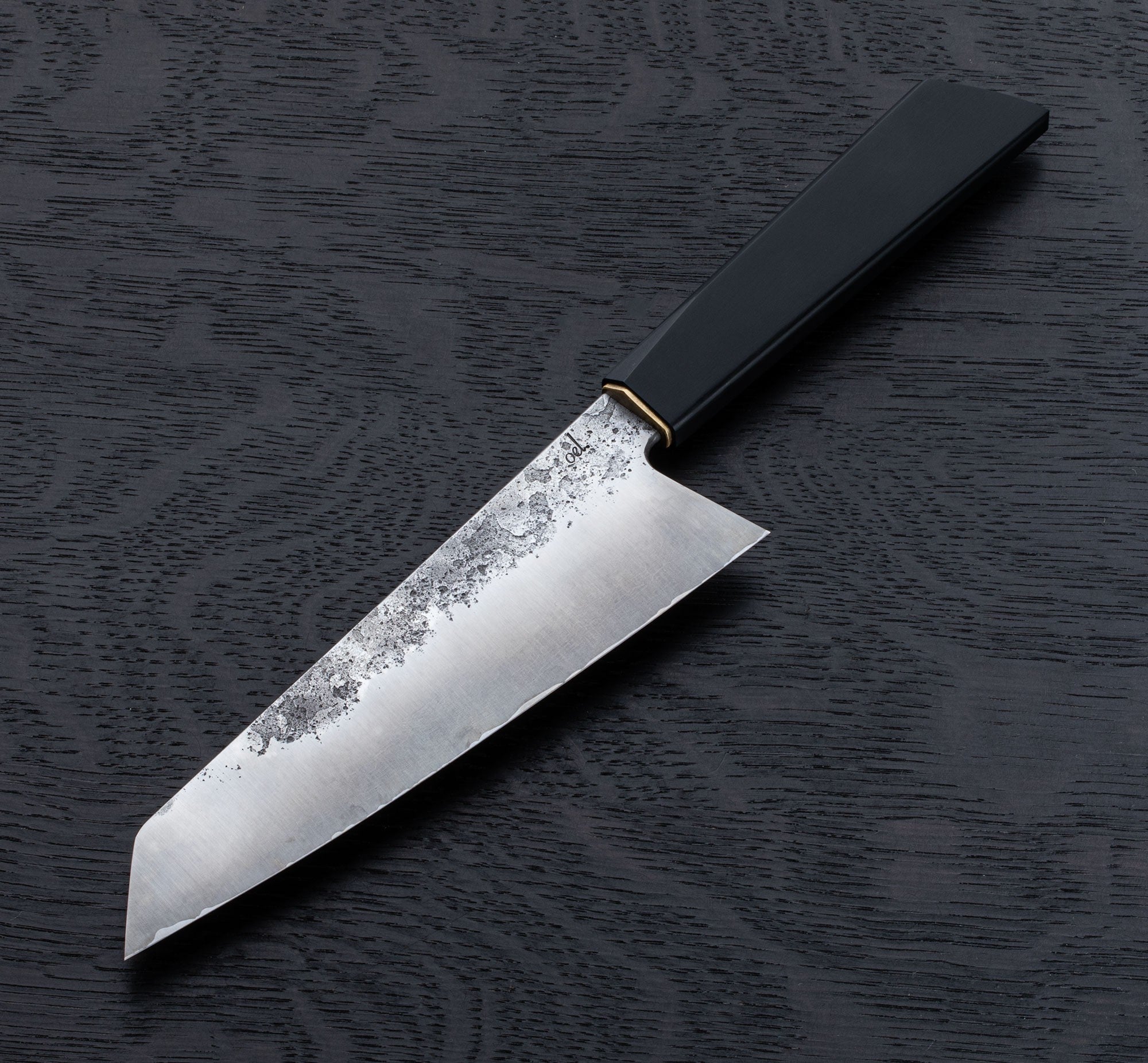 Black & Gold Santoku 170mm