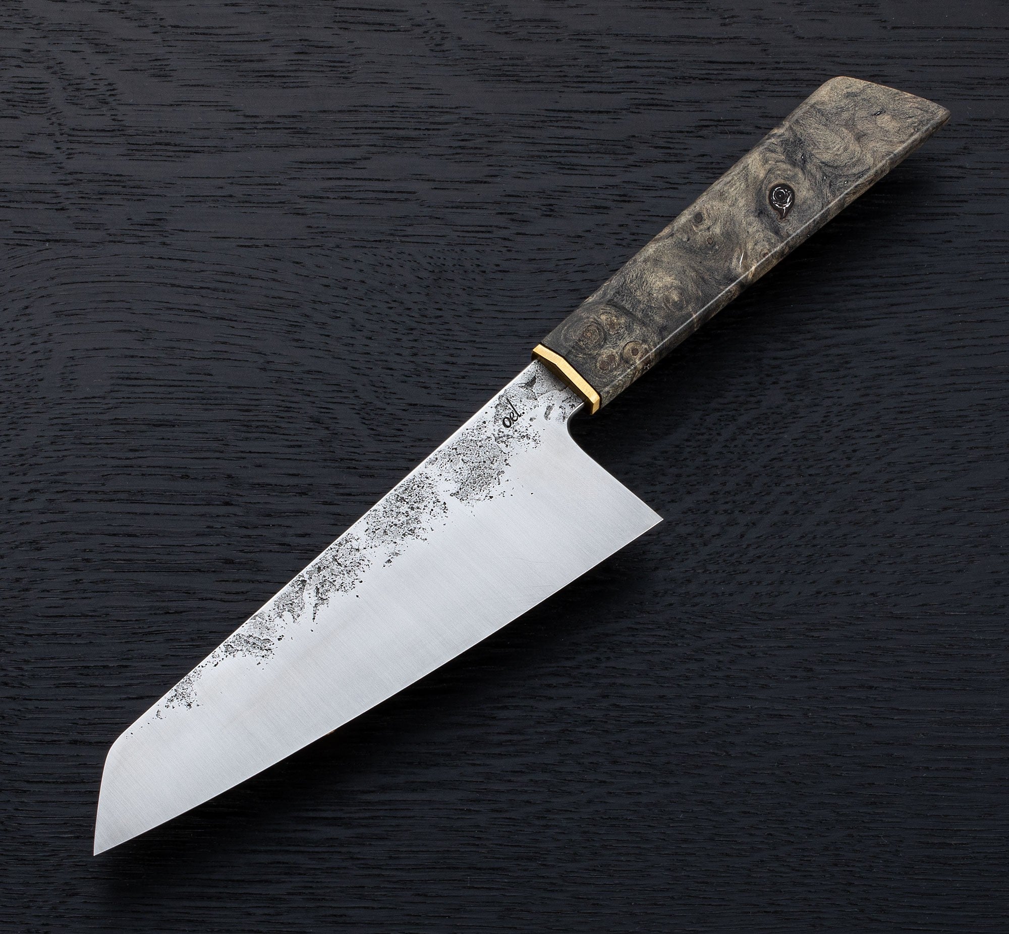 Buckeye Burl Santoku 165mm