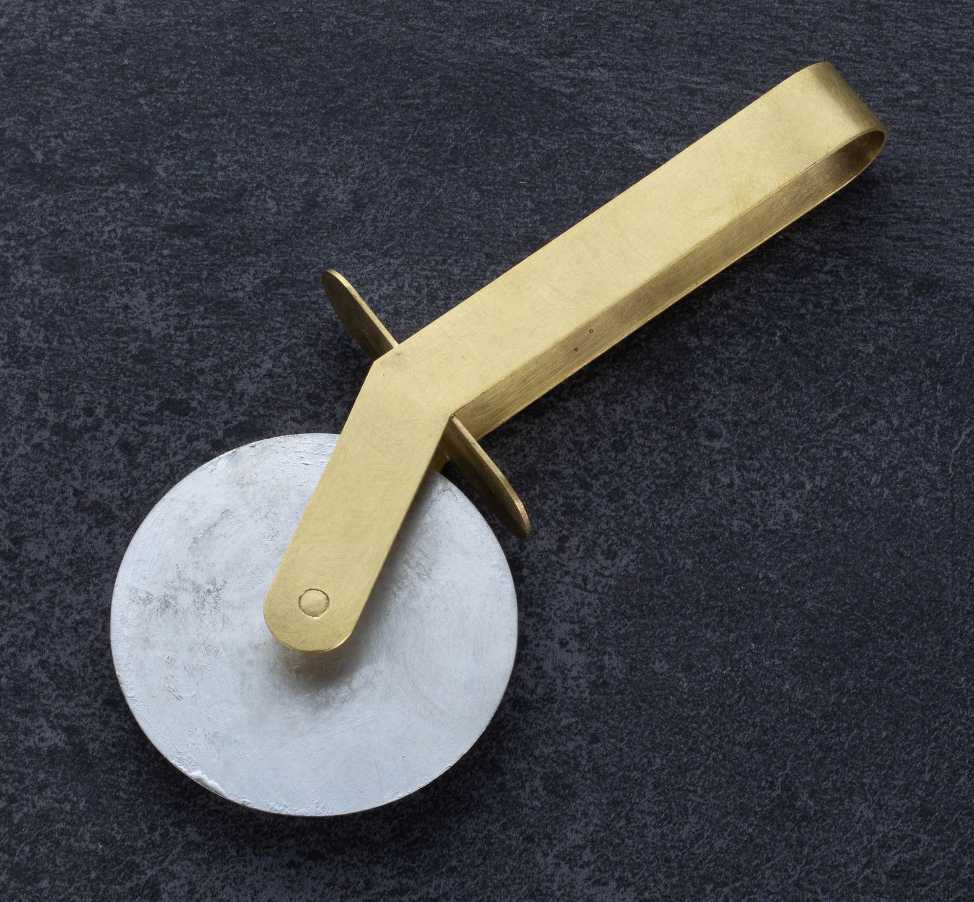 Brass Pizza Cutter