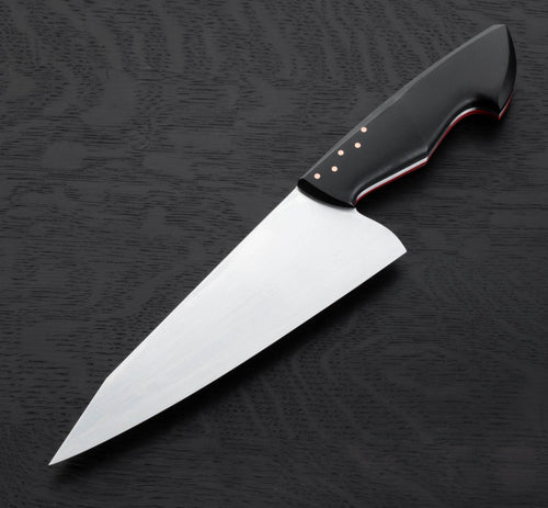 Black & Red Clip Point Chef 202mm