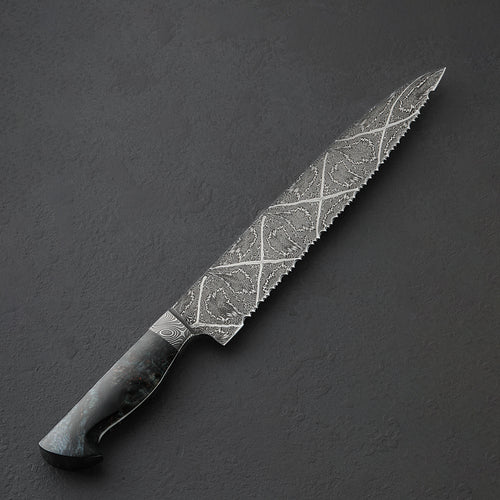 Wilburn Duo Damascus Bread Knife