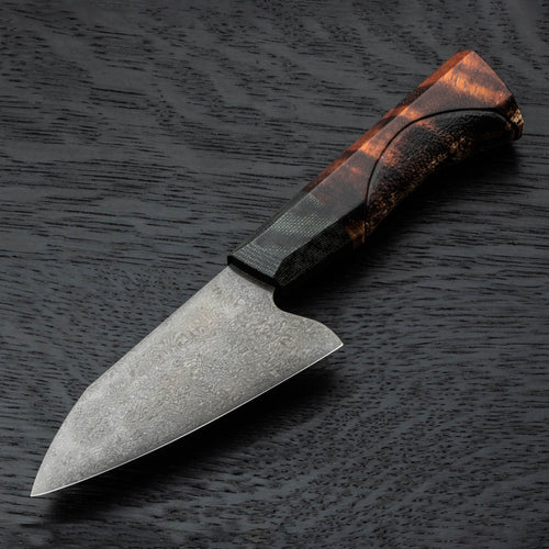 Carved Wootz Petty 112mm