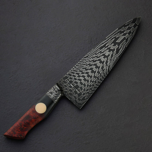 Celestial Checkered Chef 243mm