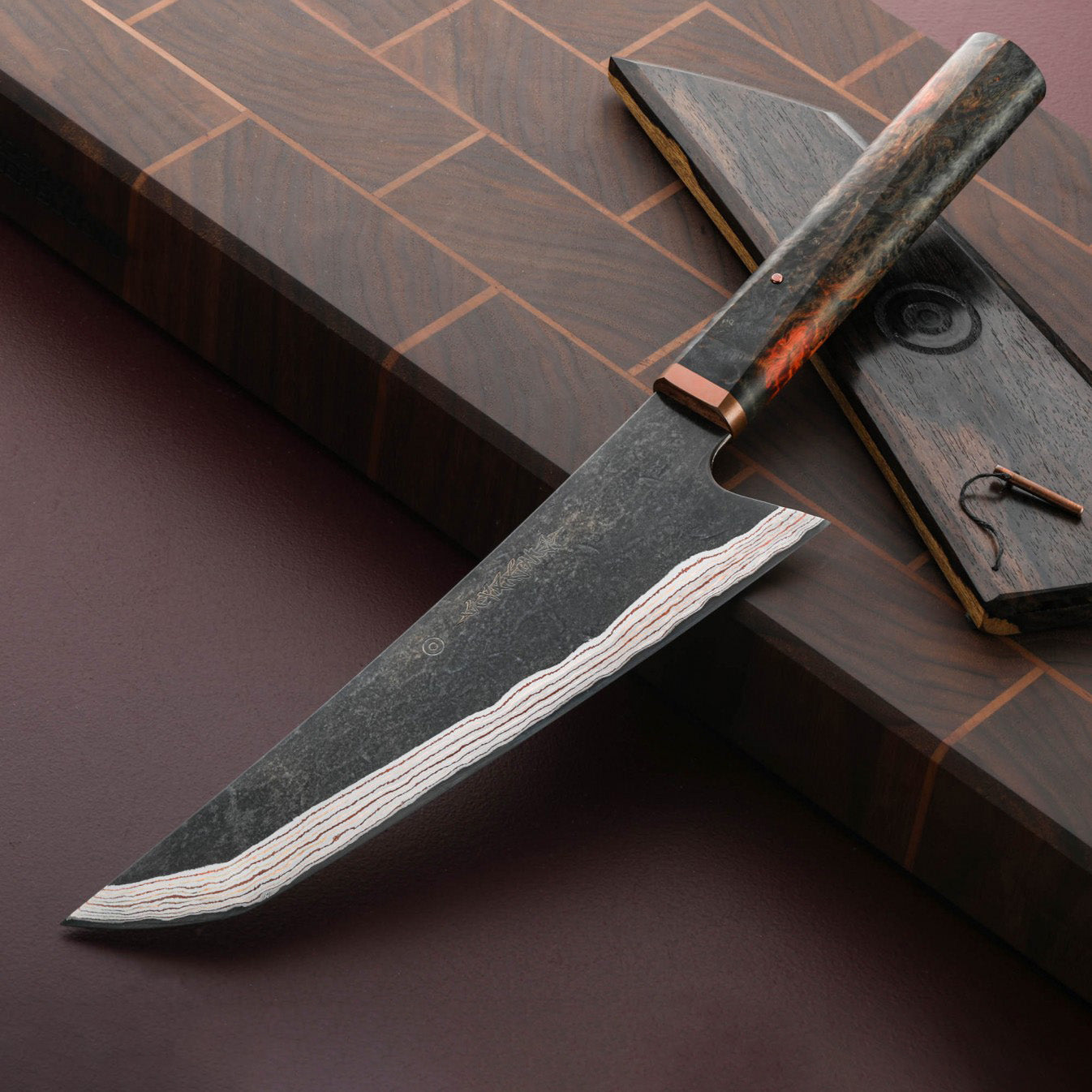 Copper & Brass Gyuto 225mm