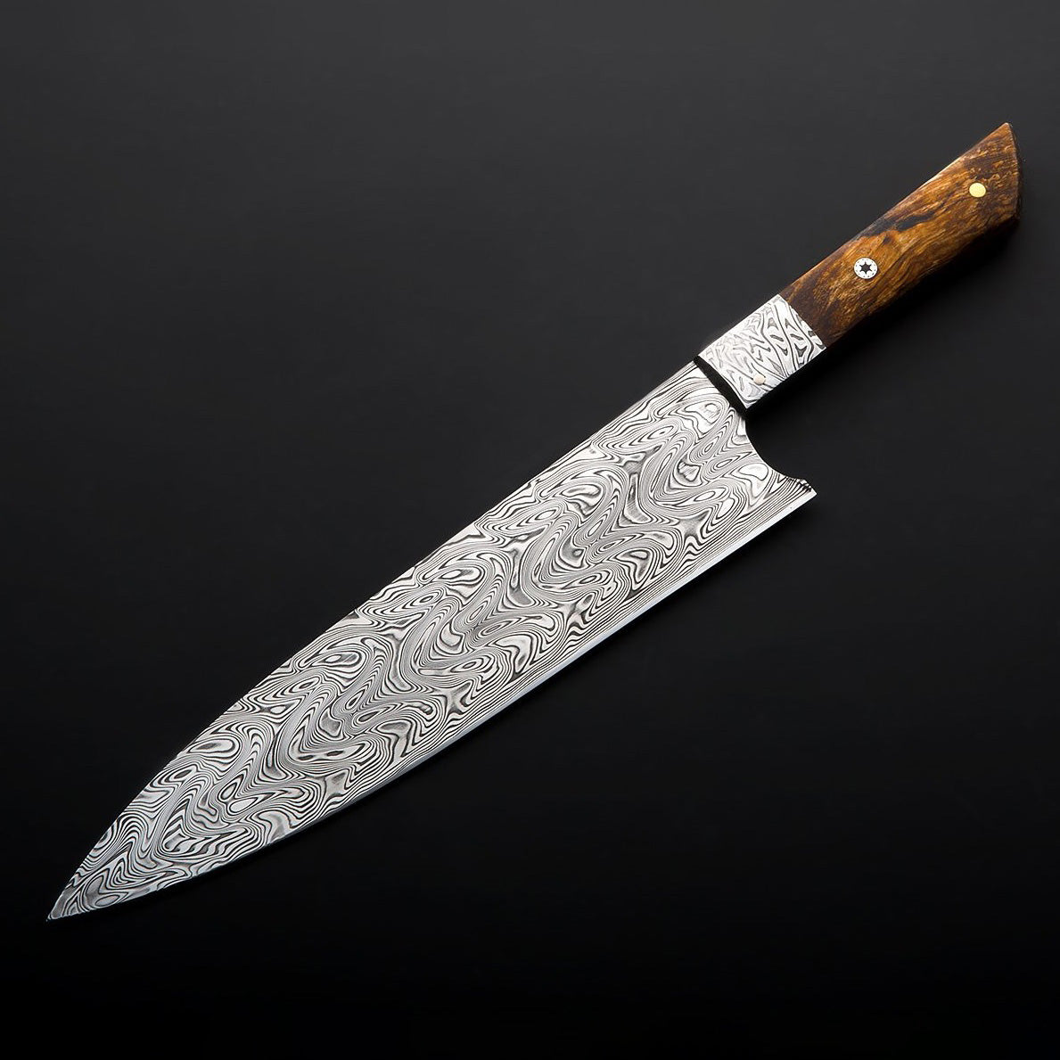 Damasteel & Birch Burl Chef 245mm