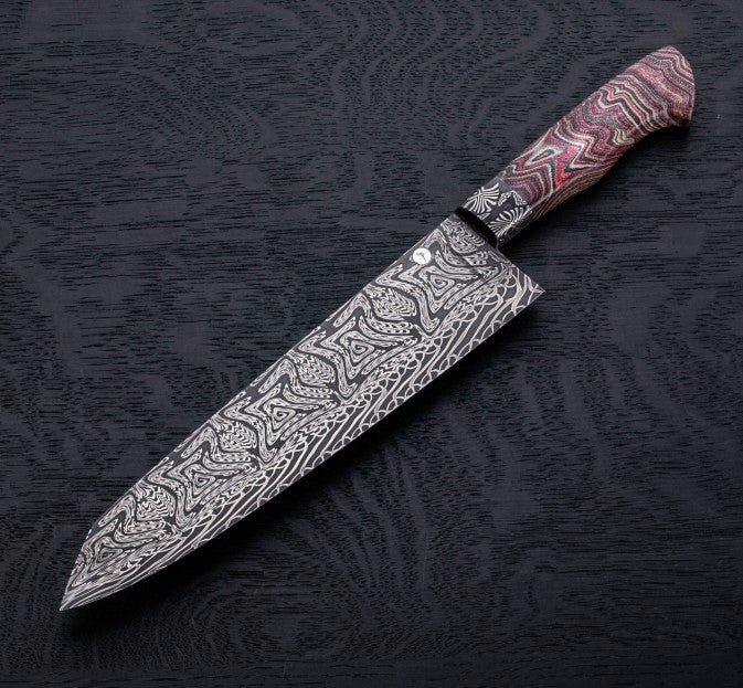 Jelly-Dubs Mosaic Damascus Chef 242mm