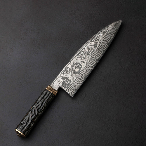 Crossed Bronze Cedar Chef 225mm
