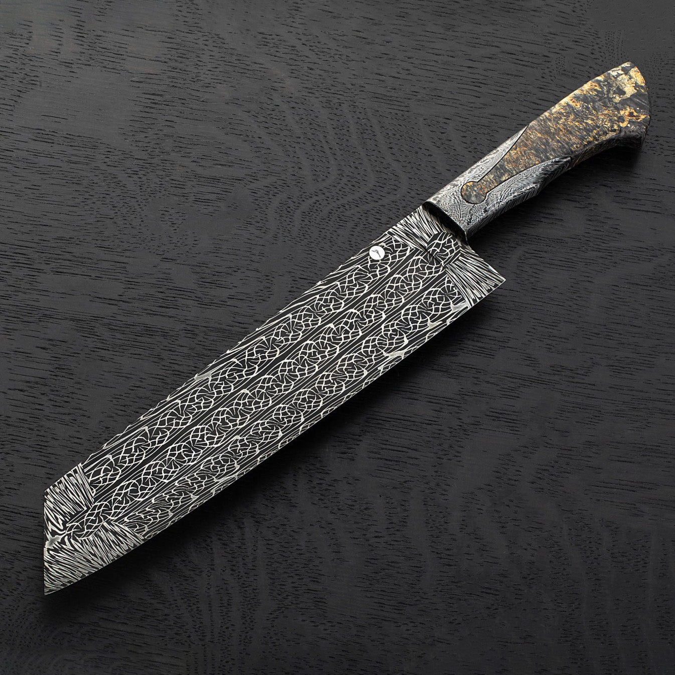 Keyhole Damascus Chef 278mm