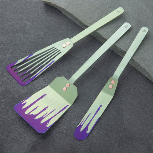 Plum Crush Titanium Spatulas