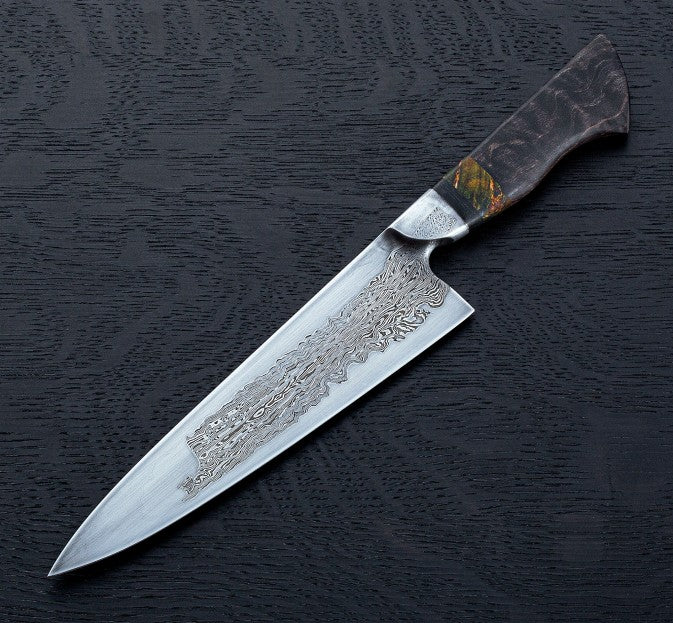 Quilted Damascus Chef 197mm