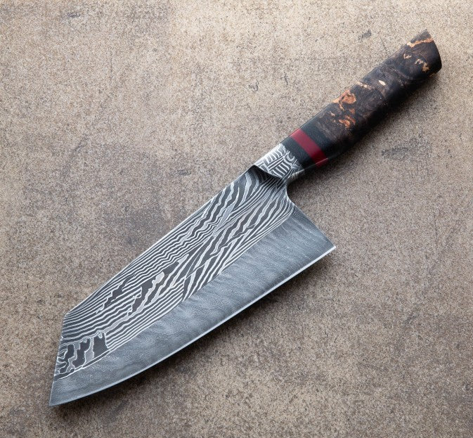 Quilted Maple Damascus Chef 170mm
