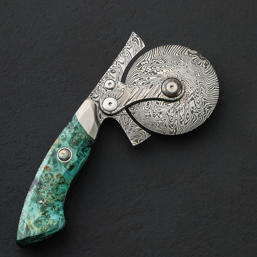 Damasteel Timascus Pizza Cutter