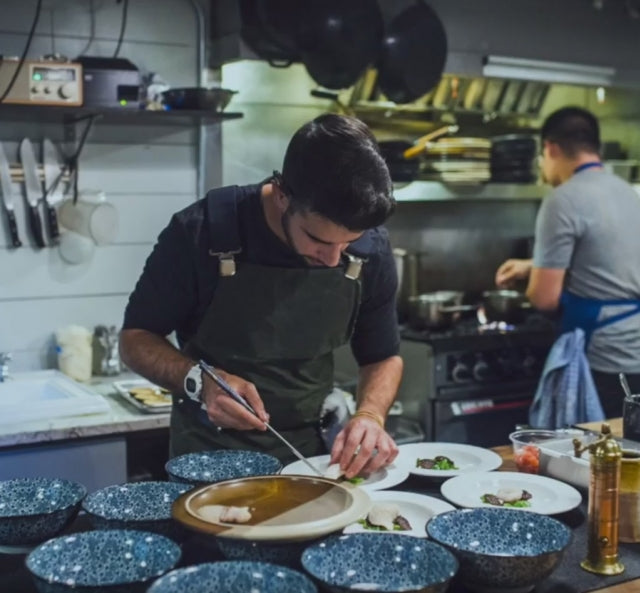 Plating with Chopsticks