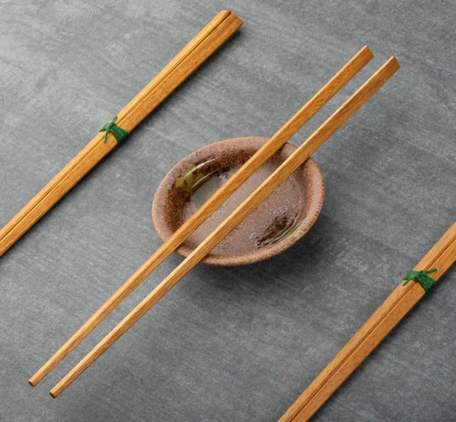 Osage Orange Carved Wood Chopsticks