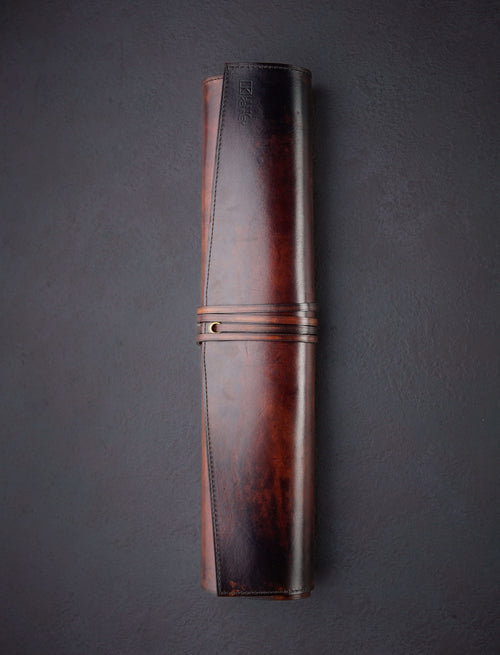 Linny Kenney Leather - New Hampshire Accessories & Apparel Timber + Toast Leather 5-Slot Knife Roll